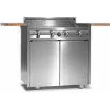 Barbecue GREEN 90 by Steel Cucine - cm.160, 4 fuochi, inox da 25 kW