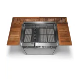 Sublimez vos barbecues extérieurs avec I9C-4 GREEN 90 : le mélange parfait entre design et performance de Steel Cucine, pour des