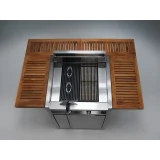 Exaltar su barbacoa al aire libre con I7C-2 GREEN 70: la mezcla perfecta de diseño y rendimiento por Steel Cucine, para experien