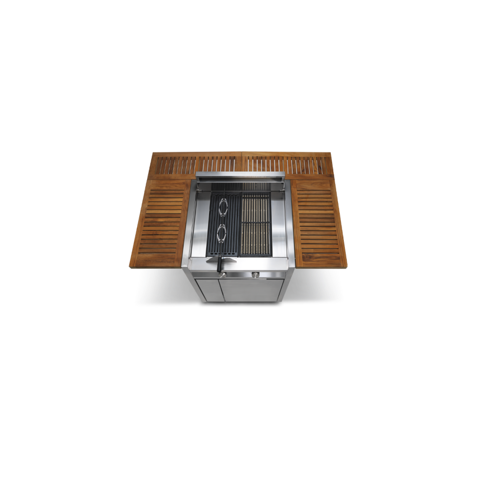 Sublimez vos barbecues extérieurs avec I9C-4 GREEN 90 : le mélange parfait entre design et performance de Steel Cucine, pour des