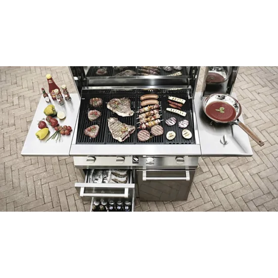 Steel Cucine W9C-4 SWING 90 Gasgrill – Perfektes Grillen im Garten