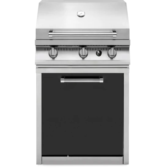 Опыт чистого гриля с новым G7BS-3C Barbecue cm. 70 - 3 стальные пожары и антрацит от Steel Cucine.