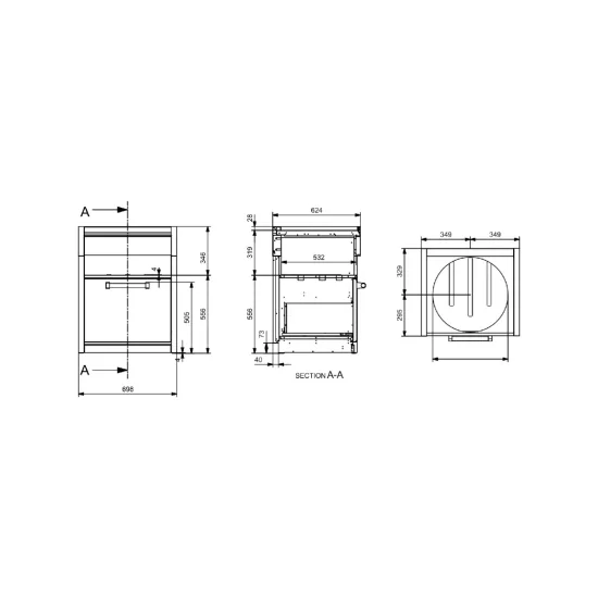 Découvrez le Barbecue G7C-BGE 70 cm Kamado Big Green Egg en inox et anthracite par Steel Cucine - l'élégance du BBQ d'extérieur 