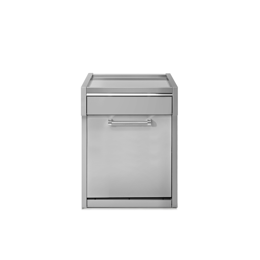 Efficienza ed eleganza per la tua cucina all'aperto: scopri il tavolo da lavoro G9s-P di Steel Cucine, ideale per BBQ e outdoor