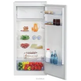 Efficiency and design in just one single door refrigerator Beko BSSA210K4SN from 175L, with freezer cell perfect to store