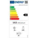 Efficienza e design in un solo frigorifero monoporta Beko BSSA210K4SN da 175L, con celletta congelatore perfetto per conservare