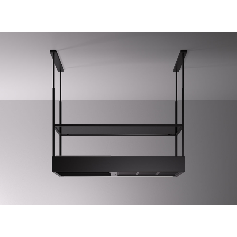 Falmec Spazio Island Hood 130 cm Mat Black | Elegant design and advanced features