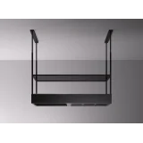 Falmec Cappa Isola Spazio 130 cm Nero Mat | Design elegante e funzionalità avanzate