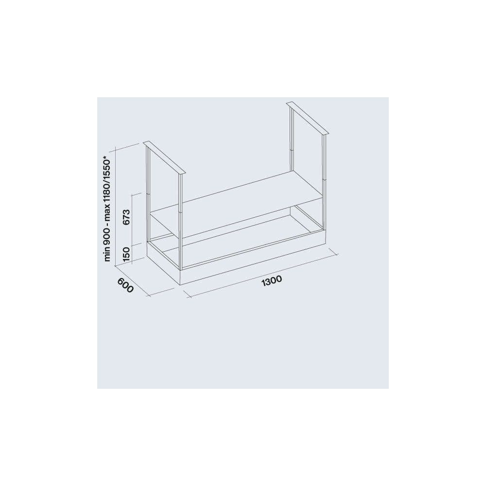 Falmec Spazio Island Hood 130 cm Mat Black | Elegant design and advanced features