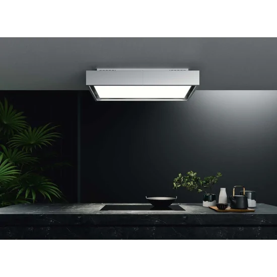 Falmec Vega Inselhaube Decke 115 cm | Minimales Design und maximale Effizienz