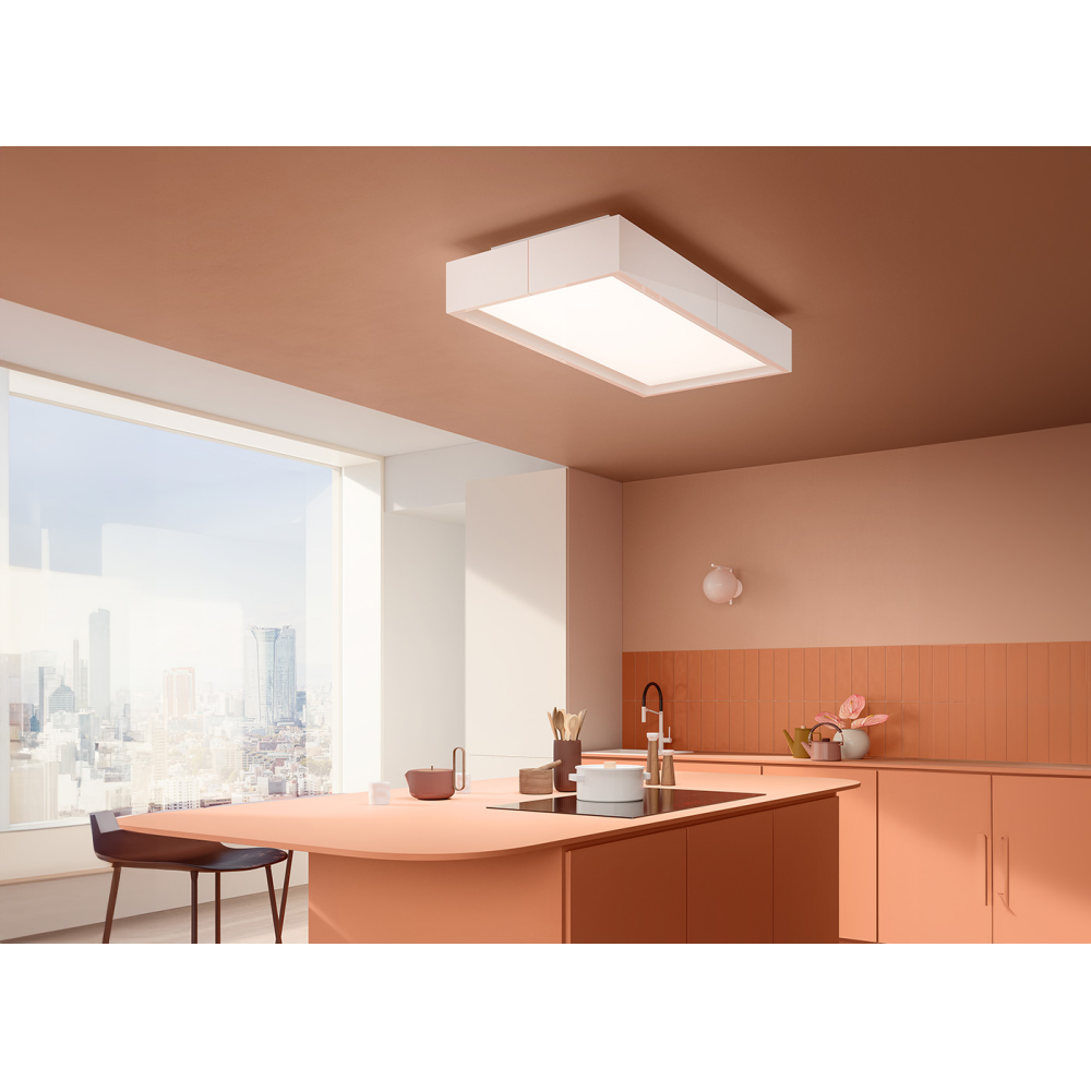 Falmec Vega Hotte îlot Plafond 115 cm | Conception minimale et efficacité maximale