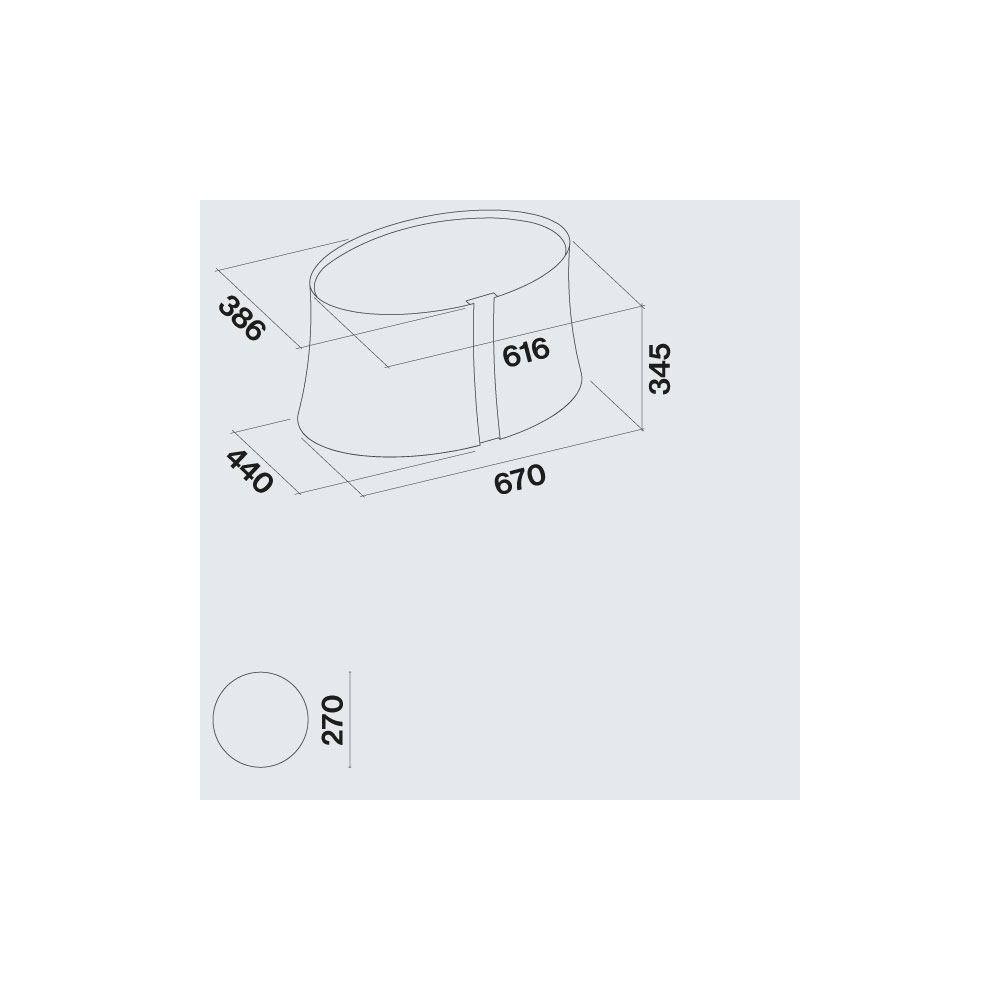Falmec Zephiro E.ion Isola 67 cm: the extractor hood that purifies the air