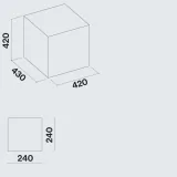Falmec RUBIK E.ION System wall white: the extractor hood that purifies the air