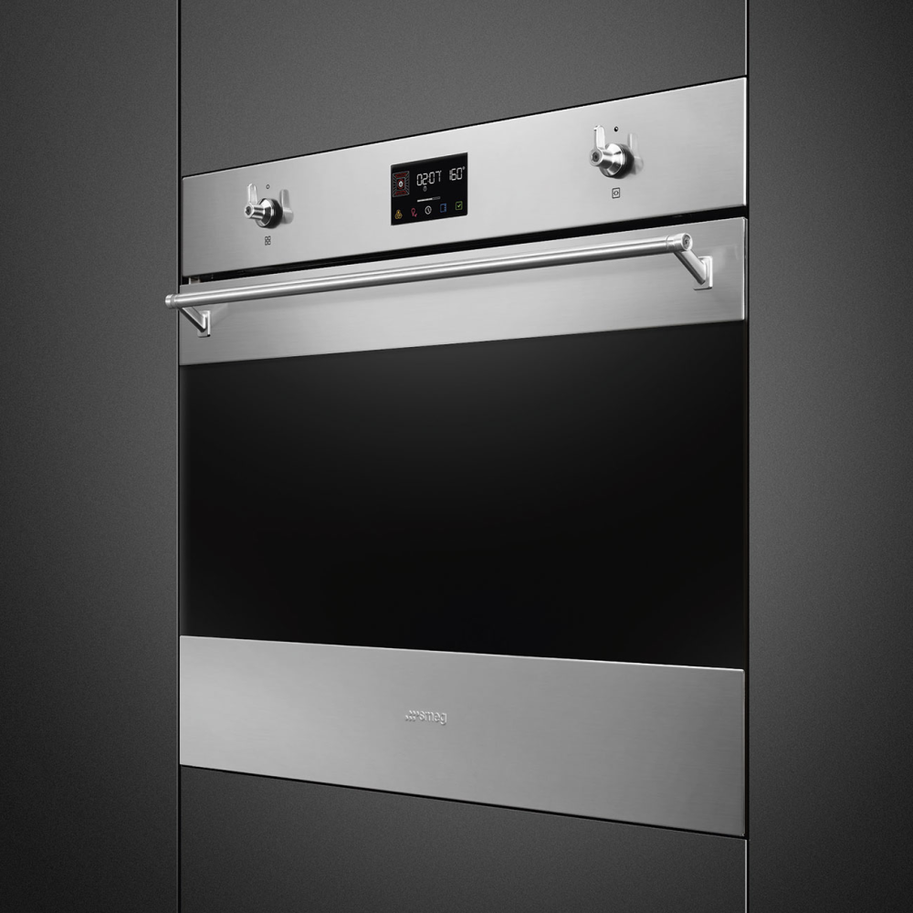 Descubra la elegancia y la tecnología avanzada del horno Smeg SF7302TX de 70 cm para una experiencia de cocina superior.
