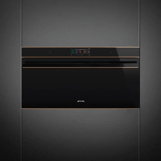 Овен Smeg SFPR9606WTPNR Термовентилизованный пиролитик 90 см