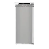 Optimize your space with the innovative Liebherr IRd 4121 recessed refrigerador, height adjusted from 121.6 to 123,1 cm.