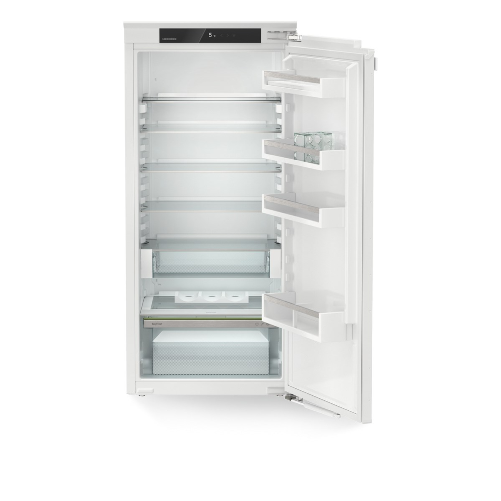 Optimize your space with the innovative IRd 4120 built-in refrigerator from Liebherr, height adjustable from 121.6 to 123.1 cm.