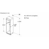 Bosch KIN96VFD0 : le réfrigérateur combine l'argenterie avec la cerniera piatta, élégante et compacte pour une cuisine parfaitem