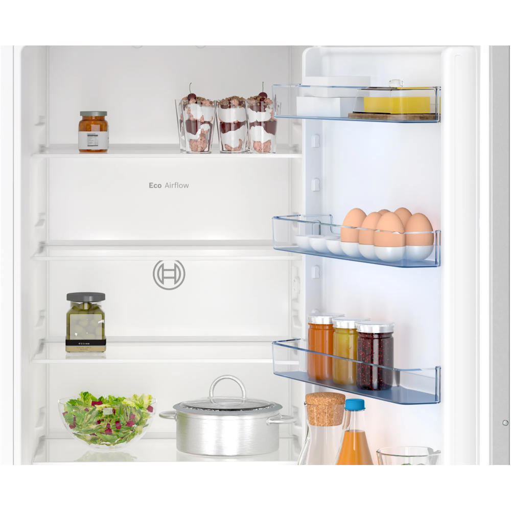 Bosch KIN96NSE0: Performance and style in a fridge combination with cabinet and rail 193.5 x 54.1 cm