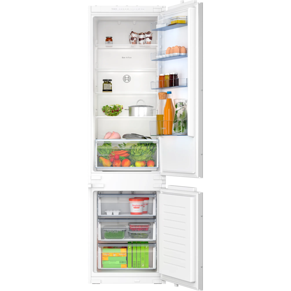 Bosch KIN96NSE0: Leistung und Stil in einem Einbaukühlschrank mit Schubladenscharnier in den Maßen 193,5 x 54,1 cm