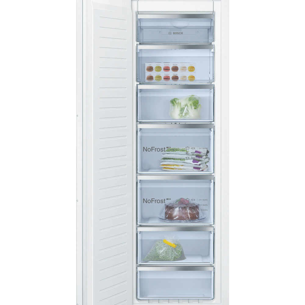 Bosch GIN81ACE0 Built-in Vertical Freezer 177.2 x 55.8 cm: Efficiency and Design for Perfect Preservation of Your Food!