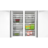 The elegant and functional KMC85LEEA Multi door refrigerator from Bosch: the must-have for a modern kitchen in a sophisticated m
