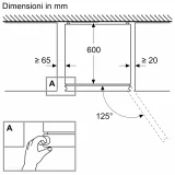 Bosch KGN362LDF: Frigorifero combinato da libera installazione in acciaio inossidabile, 186 x 60 cm. Stile e funzionalità per la