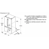 Haute efficacité et style impeccable avec le réfrigérateur multi-portes Bosch KFF96PIEP : l'innovation pour votre cuisine.