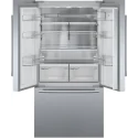 Bosch KFF96PIEP: Multi door refrigerator with internal anti-fingerprint steel dispenser