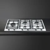 Elevate il vostro stile culinario con Smeg: Scoprite la versatilità del Piano di cottura PS906-5 Incasso Semifilo da 90 cm.