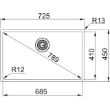 Добавить прикосновение элегантности к вашей кухне с раковиной Franke BXX 210-68/110-68 на основание от 80 без капель.