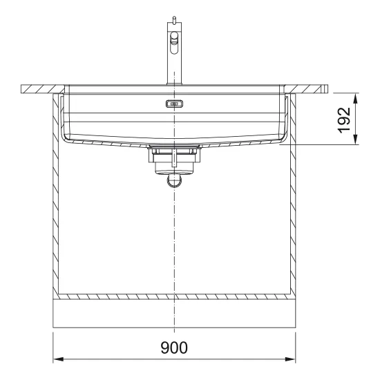 Die Unterbauspüle Franke MQX 110-82: die perfekte Lösung für ein elegantes, abtropffreies Design in der Küche.