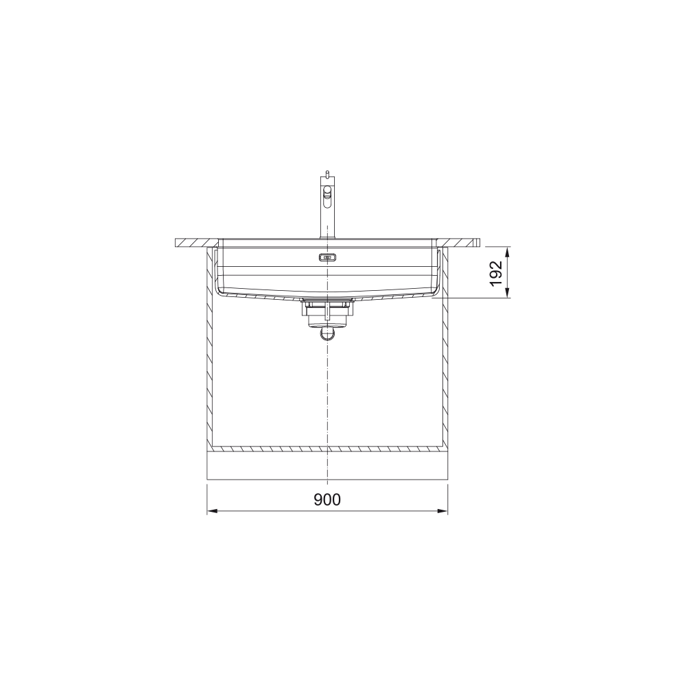 L'évier sous plan Franke MQX 110-82 : la solution parfaite pour un design élégant et sans égouttoir dans la cuisine.