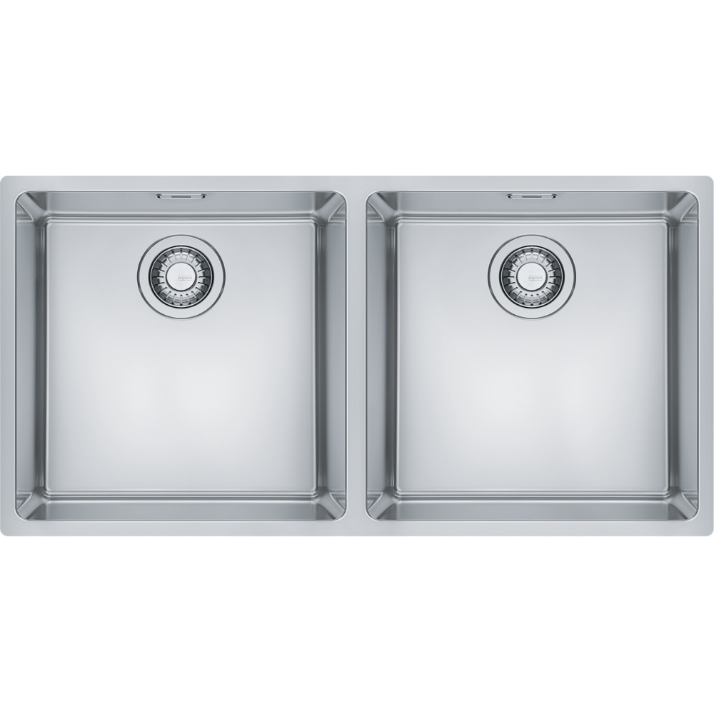 Exclusiva elegancia con fregadero Franke MRX 220 - Doble bañera sin goteo para un aspecto refinado.