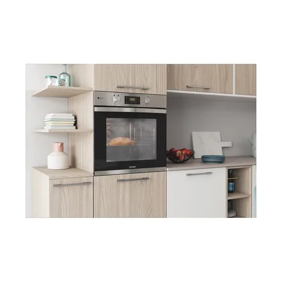 Indesit IFWS 3841 JH IX - Four à vapeur électrique, 12 fonctions, capacité 71L |MISUMI DuegStore.com