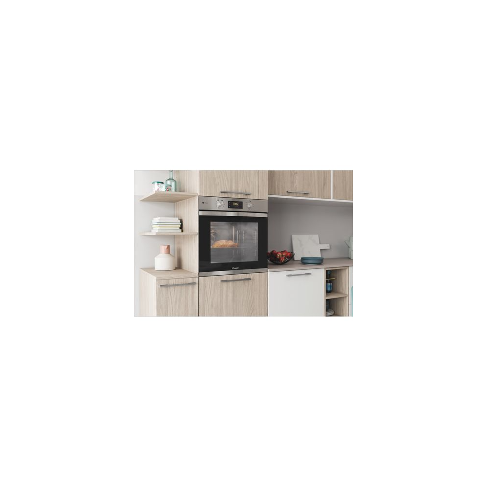 Indesit IFWS 3841 JH IX - Forno Elettrico a Vapore, 12 Funzioni, Capacità 71L | DuegStore.com