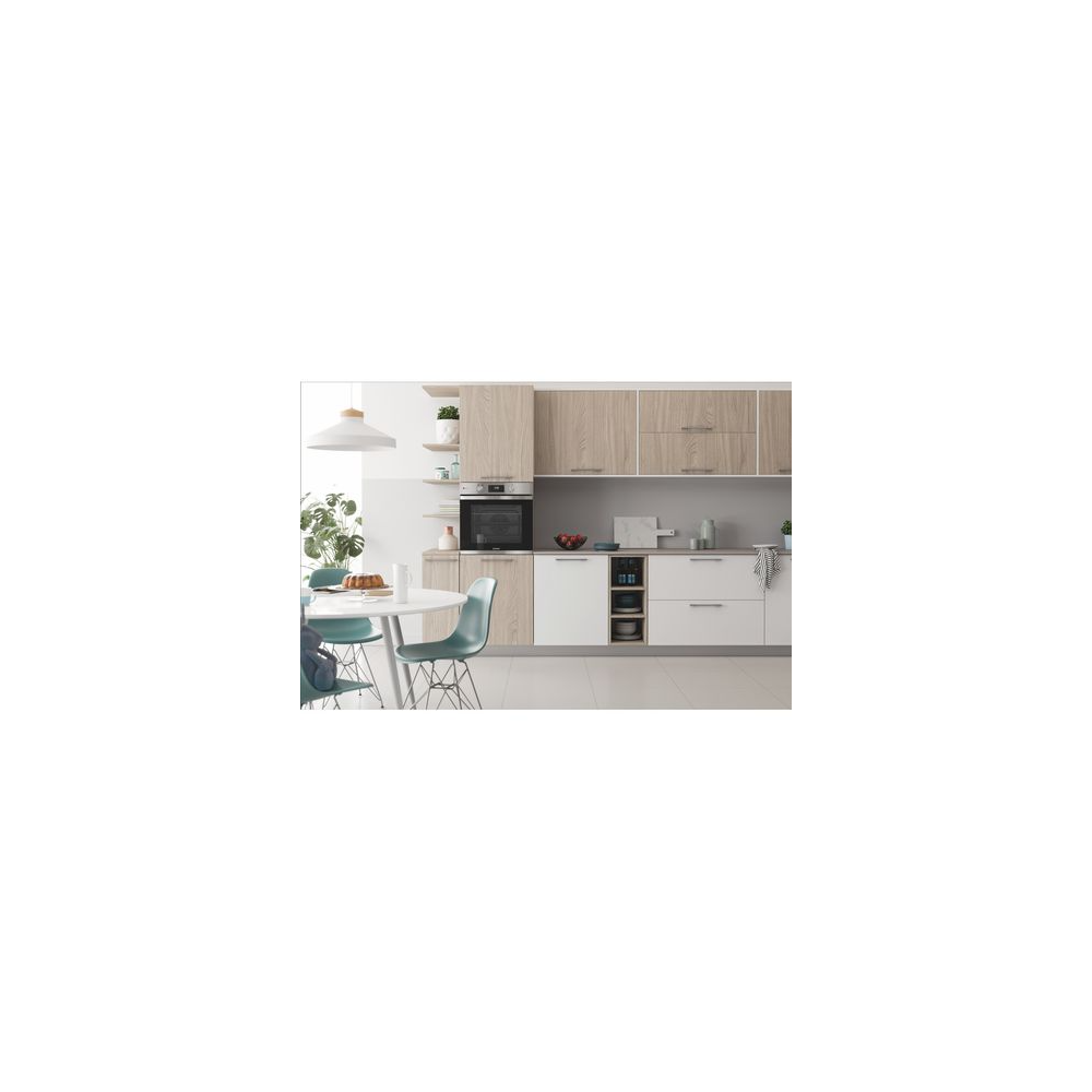 Indesit IFWS 3841 JH IX - Four à vapeur électrique, 12 fonctions, capacité 71L |MISUMI DuegStore.com