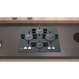 Hotpoint FTGHG641D/HA(BK) - Black Gas Cooking Floor 60 DuegStore.com