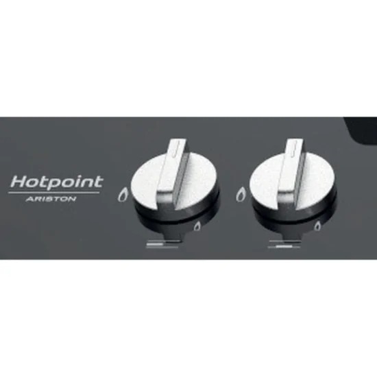 Hotpoint FTGHG641D/HA(BK) - Black Gas Cooking Floor 60 cm| DuegStore.com