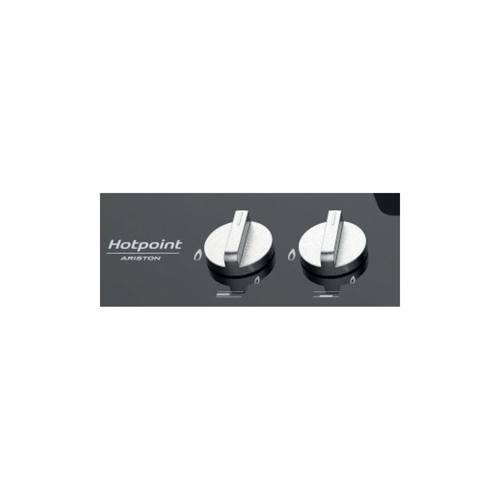 Hotpoint FTGHG641D/HA(BK) - Black Gas Cooking Floor 60 cm| DuegStore.com