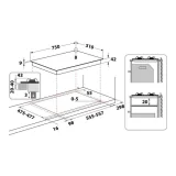 Hotpoint FTGHL751D/IX/HA - Plan de Cocina de Gas Inoxidable DuegStore.com