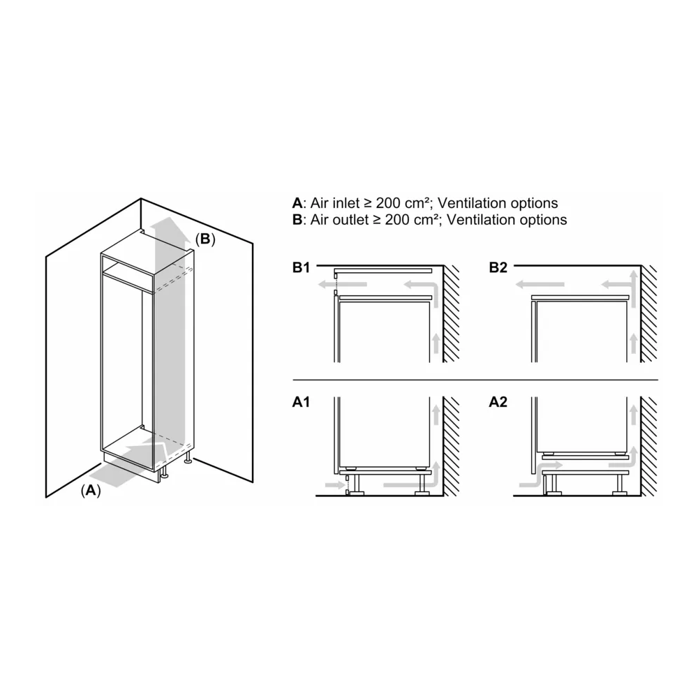iQ700 built-in freezer 177.2 x 55.8 cm zipper flat soft closing