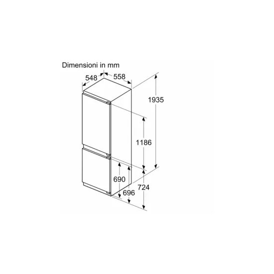 iQ700 congelador incorporado 177,2 x 55,8 cm cierre plano suave