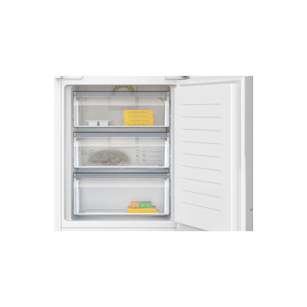 KI7966FD0 Refrigerador receso combinado 193.5 x 55.8 cm cremallera plana