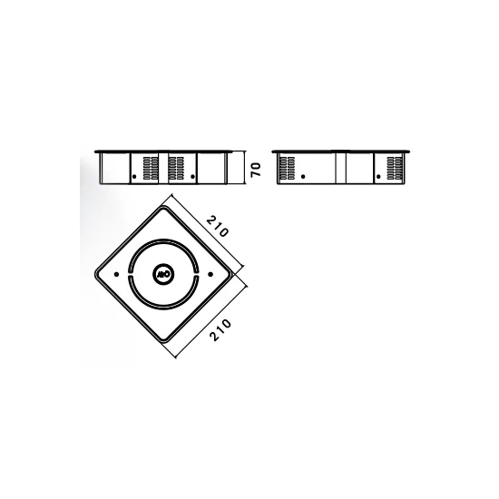 Baraldi Airo' Decke: Luftreiniger für Decke für ein gesundes und duftendes Zuhause