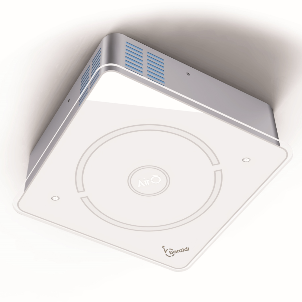 Baraldi Airo' Ceiling: Purificador de aire para techo para una casa sana y fragante
