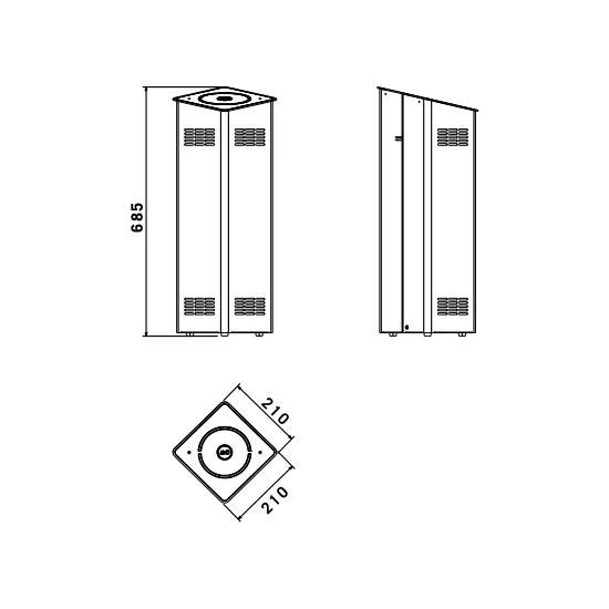 Baraldi Airo' Plus White : Purificateur d'air puissant et silencieux pour une maison saine