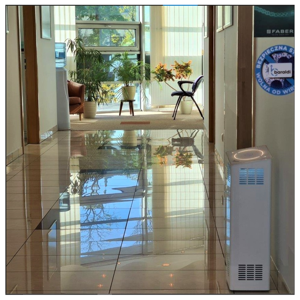 Baraldi Airo' Plus Bianco: Purificatore d'aria potente e silenzioso per una casa sana