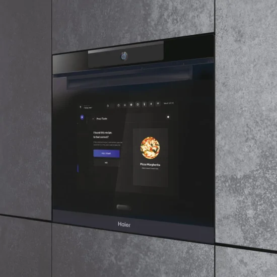 Haier HWO60SM6C2BH Chef@Home-Ofen Serie 6: Intelligentes Kochen mit perfekten Ergebnissen