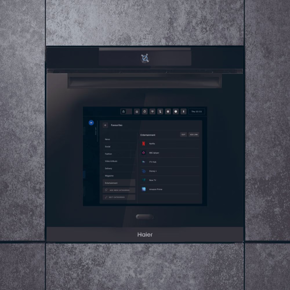 Haier HWO60SM6C2BH Домашняя духовка Chef@Home, серия 6: интеллектуальное приготовление с отличными результатами